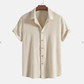Camisa Casual Masculina Apricot