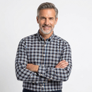 Camisa Masculina Xadrez Barreto Manga Longa