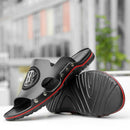 Sandália de Couro Legítimo Slip