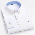 Camisa Masculina Oxford Manga Longa